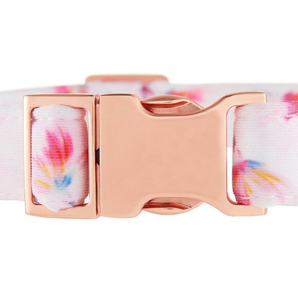 Top Paw XL Comfort Neoprene Dog Collar Pale Pink Floral Print Extra Large (XL) - Picture 4 of 6